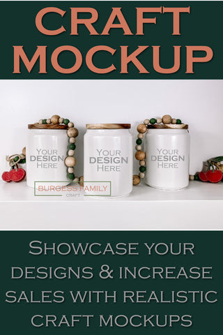 Kitchen Canisters with Cherries | MOCKUP Mock Up Photo Burgess Family Craft 