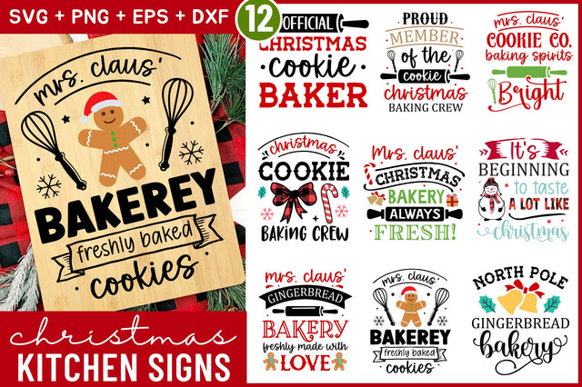 Kitchen Christmas Svg Bundle SVG Regulrcrative 