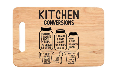 Kitchen Conversion Chart Bundle SVG DESIGNISTIC 