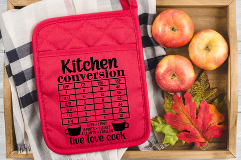 Kitchen Conversions Chart Svg Bundle SVG Regulrcrative 