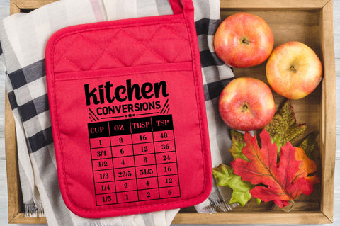 Kitchen Conversions Chart Svg Bundle SVG Regulrcrative 