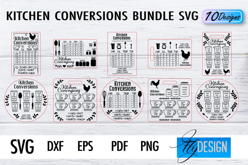 Kitchen Conversions Laser Cut SVG | Kitchen SVG Design | CNC files - So ...