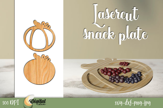 Kitchen Decor Laser Cut. 3D Design. Snack Plates Laser Cut. SVG Evgenyia Guschina 
