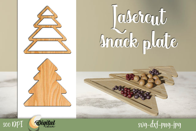 Kitchen Decor Laser Cut. 3D Design. Snack Plates Laser Cut. SVG Evgenyia Guschina 