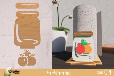 Kitchen Decor SVG. Paper Towel Roll Holders Laser Cut. SVG Evgenyia Guschina 