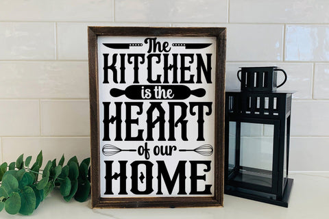 Kitchen is the Heart of Our Home SVG Vintage Sign SVG CraftLabSVG 
