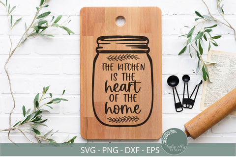 Kitchen Is The Heart Of The Home SVG-Farmhouse Kitchen SVG SVG Linden Valley Designs 