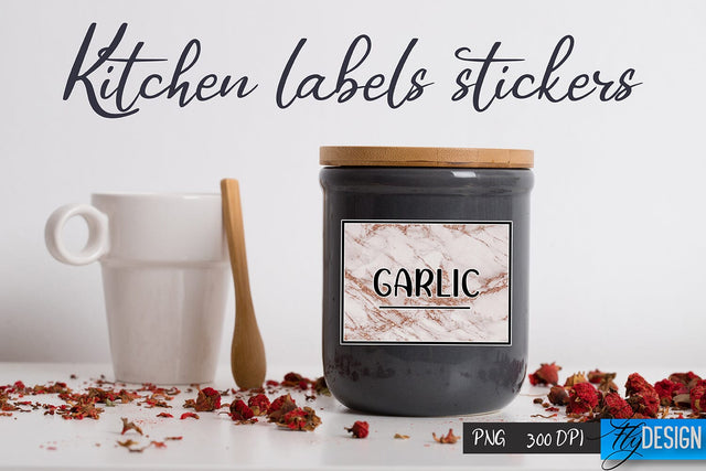 Kitchen Labels Stickers | Kitchen PNG | Home Design Sublimation Fly Design 