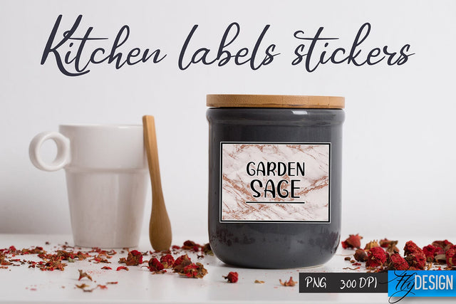 Kitchen Labels Stickers | Kitchen PNG | Home Design Sublimation Fly Design 