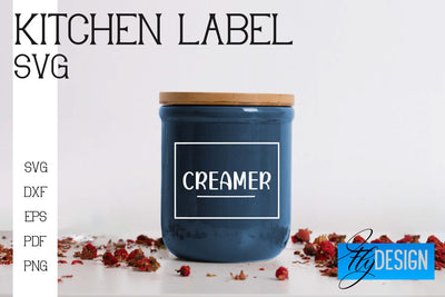 Kitchen Labels SVG | Home Design SVG Fly Design 