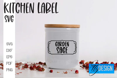 Kitchen Labels SVG | Home Design SVG Fly Design 