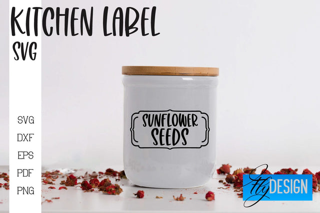 Kitchen Labels SVG | Home Design SVG Fly Design 