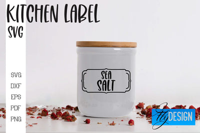 Kitchen Labels SVG | Home Design SVG Fly Design 