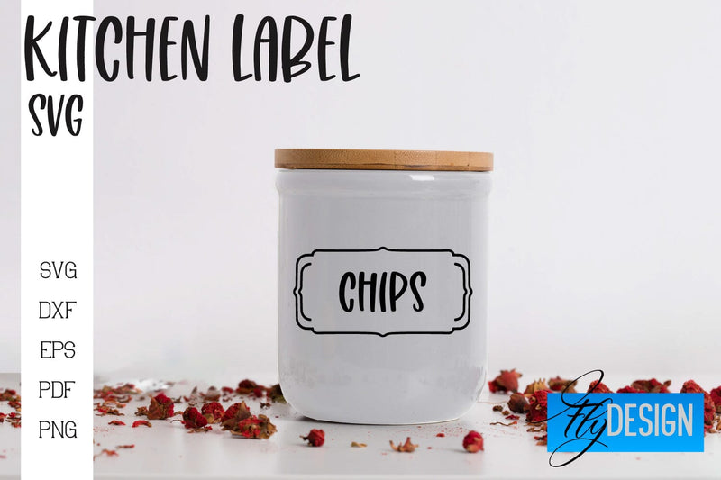 Kitchen Labels SVG | Home Design SVG Fly Design 