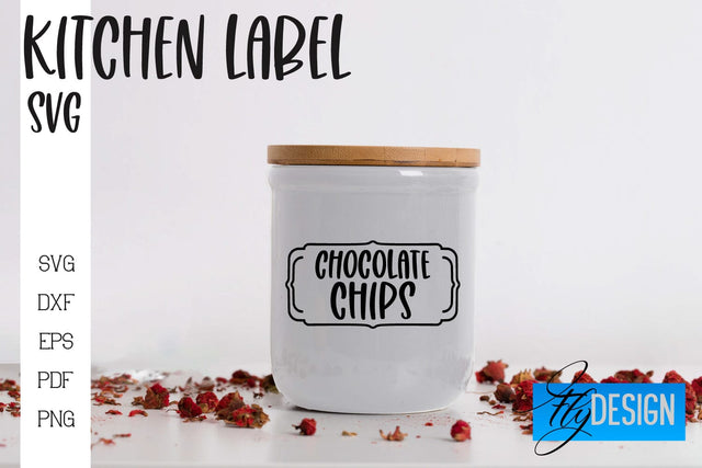 Kitchen Labels SVG | Home Design SVG Fly Design 