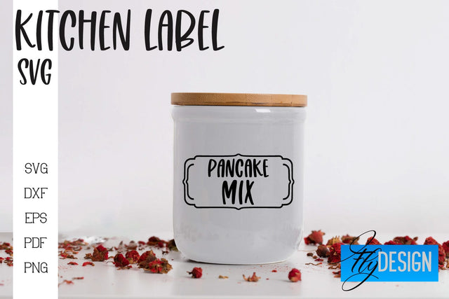 Kitchen Labels SVG | Home Design SVG Fly Design 