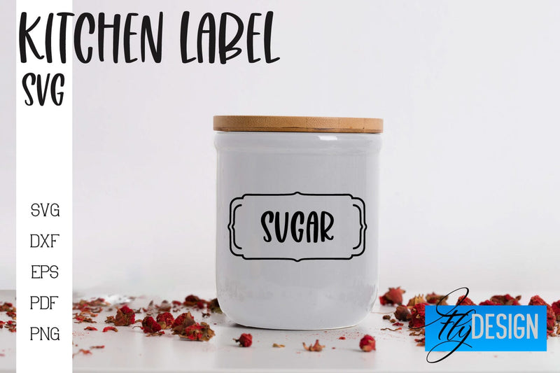 Kitchen Labels SVG | Home Design SVG Fly Design 