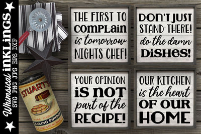 Kitchen Love SVG Set SVG Whimsical Inklings 