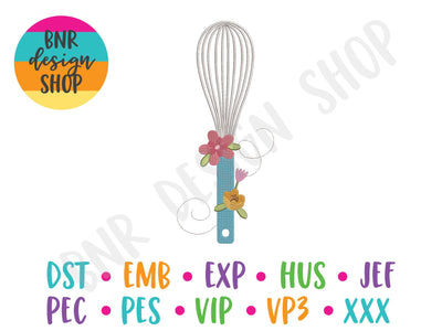 Kitchen Machine Embroidery Design Embroidery/Applique BNRDesignShop 