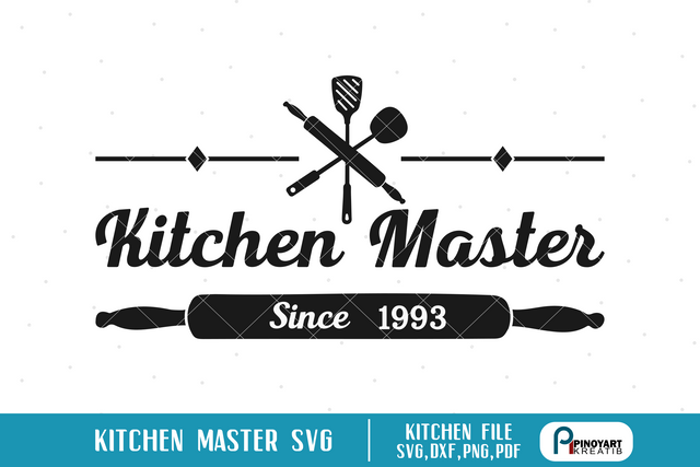 Kitchen Master Svg SVG Pinoyart Kreatib 