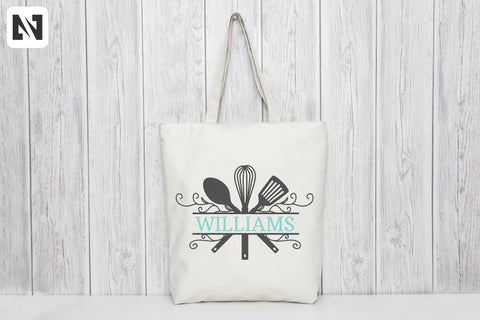 Kitchen Monogram Frame Svg, Kitchen Monogram Svg, Kitchen Svg SVG Pinoyart Kreatib 