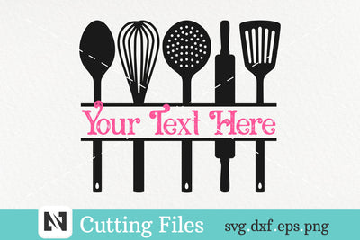 Kitchen Monogram Svg, Kitchen Svg, Cooking Monogram Svg SVG Pinoyart Kreatib 
