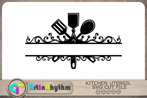 Kitchen Monogram Svg, Kitchen Svg, Kitchen Utensils Svg, Cooking Svg SVG Artinrhythm shop 