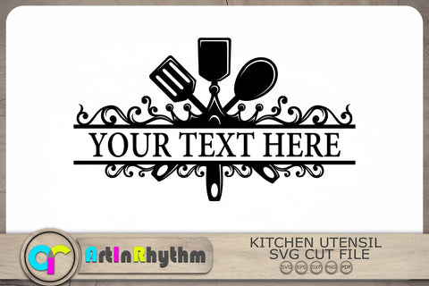 Kitchen Monogram Svg, Kitchen Svg, Kitchen Utensils Svg, Cooking Svg SVG Artinrhythm shop 