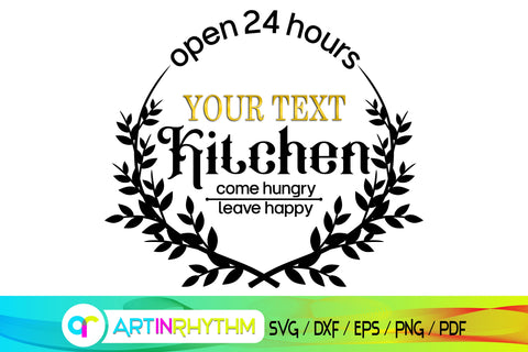 kitchen monogram svg, monogram, kitchen svg, kitchen name sign, cooking svg SVG Artinrhythm shop 