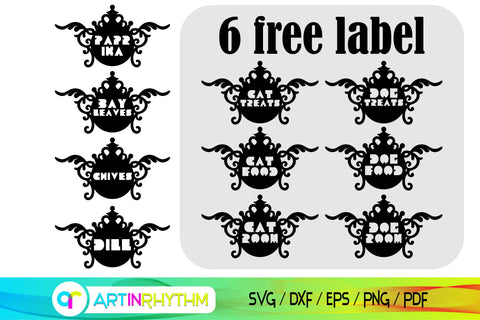 Kitchen pantry labels svg bundle SVG Artinrhythm shop 