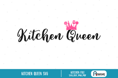 Kitchen Queen Svg SVG Pinoyart Kreatib 