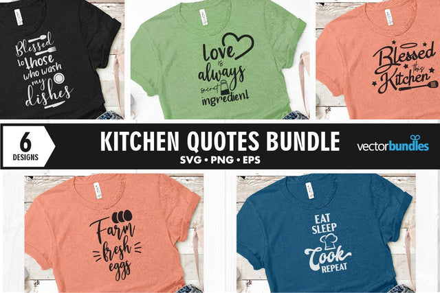 Kitchen quote bundle svg SVG vectorbundles 