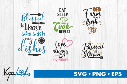 Kitchen quote bundle svg SVG vectorbundles 