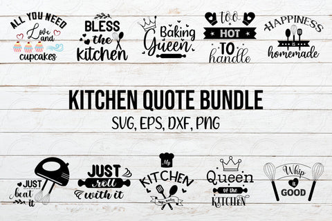 Kitchen Quote svg Bundle SVG SmmrDesign 