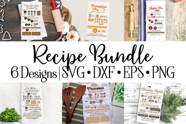 Kitchen Recipe SVG Bundle SVG SavanasDesign 