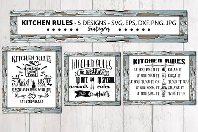 Kitchen Rules Bundle Svg SVG Sintegra 