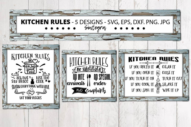 Kitchen Rules Bundle Svg SVG Sintegra 