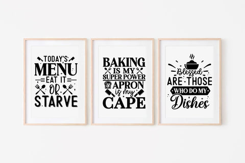 Kitchen Sign SVG Bundle SVG Regulrcrative 