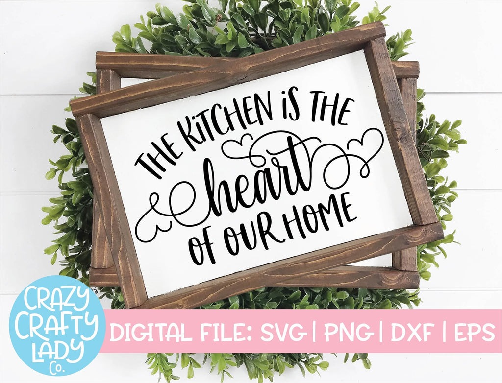 Kitchen Sign SVG Cut File Bundle - So Fontsy