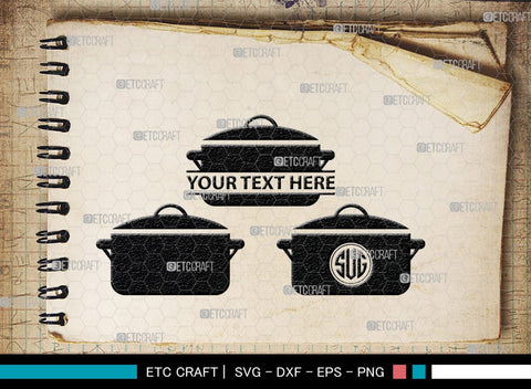 Kitchen Silhouette, Kitchen SVG, Chef Svg, Cooking Svg, Cook Svg, Kitchen Monogram, SB00171 SVG ETC Craft 