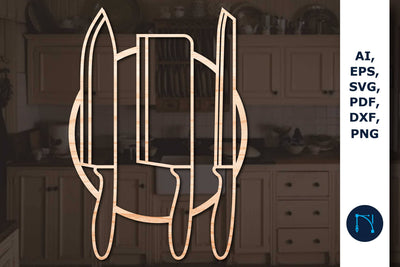 Kitchen Split Frame Svg, Kitchen Monogram Svg, SVG MD JOYNAL ABDIN 