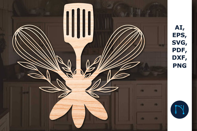 Kitchen Split Frame Svg, Monogram Svg, SVG MD JOYNAL ABDIN 