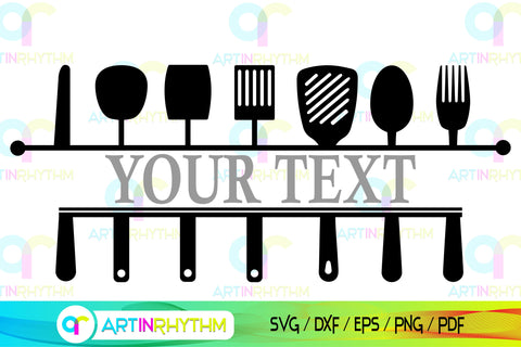 Kitchen split monogram svg SVG Artinrhythm shop 
