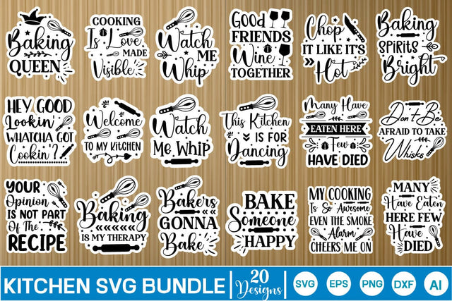 Kitchen Sticker SVG Bundle, Kitchen SVG Design, Kitchen Sticker SVG Design,SVGs,Quotes and Sayings,Food & Drink,On Sale, Print & Cut SVG DesignPlante 503 