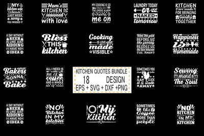 Kitchen svg bundle 18 design SVG svgteam 