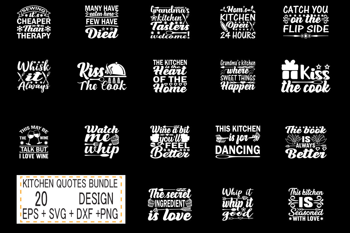 Grandma's Kitchen SVG-Kitchen SVG - So Fontsy