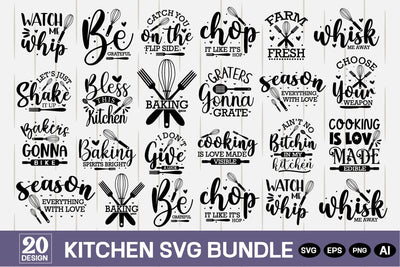 Kitchen Svg Bundle ,Happy Kitchen SVG Cut File Bundle SVG designmaster24 