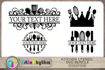 Kitchen Svg Bundle, Kitchen Svg, Kitchen Monograms Svg SVG Artinrhythm shop 