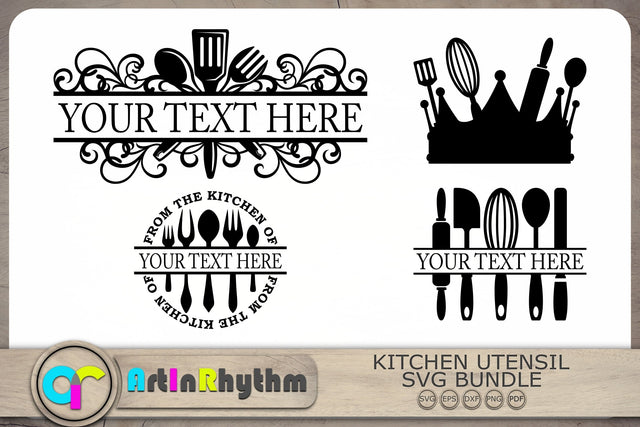 Kitchen Svg Bundle, Kitchen Svg, Kitchen Monograms Svg SVG Artinrhythm shop 