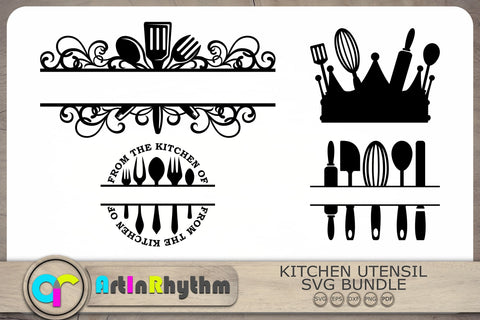 Kitchen Svg Bundle, Kitchen Svg, Kitchen Monograms Svg SVG Artinrhythm shop 